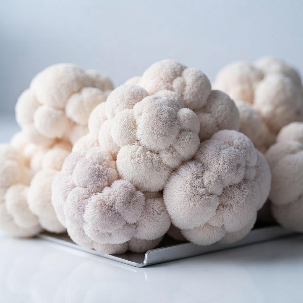 Controlled Lion’s Mane cultivation grow room